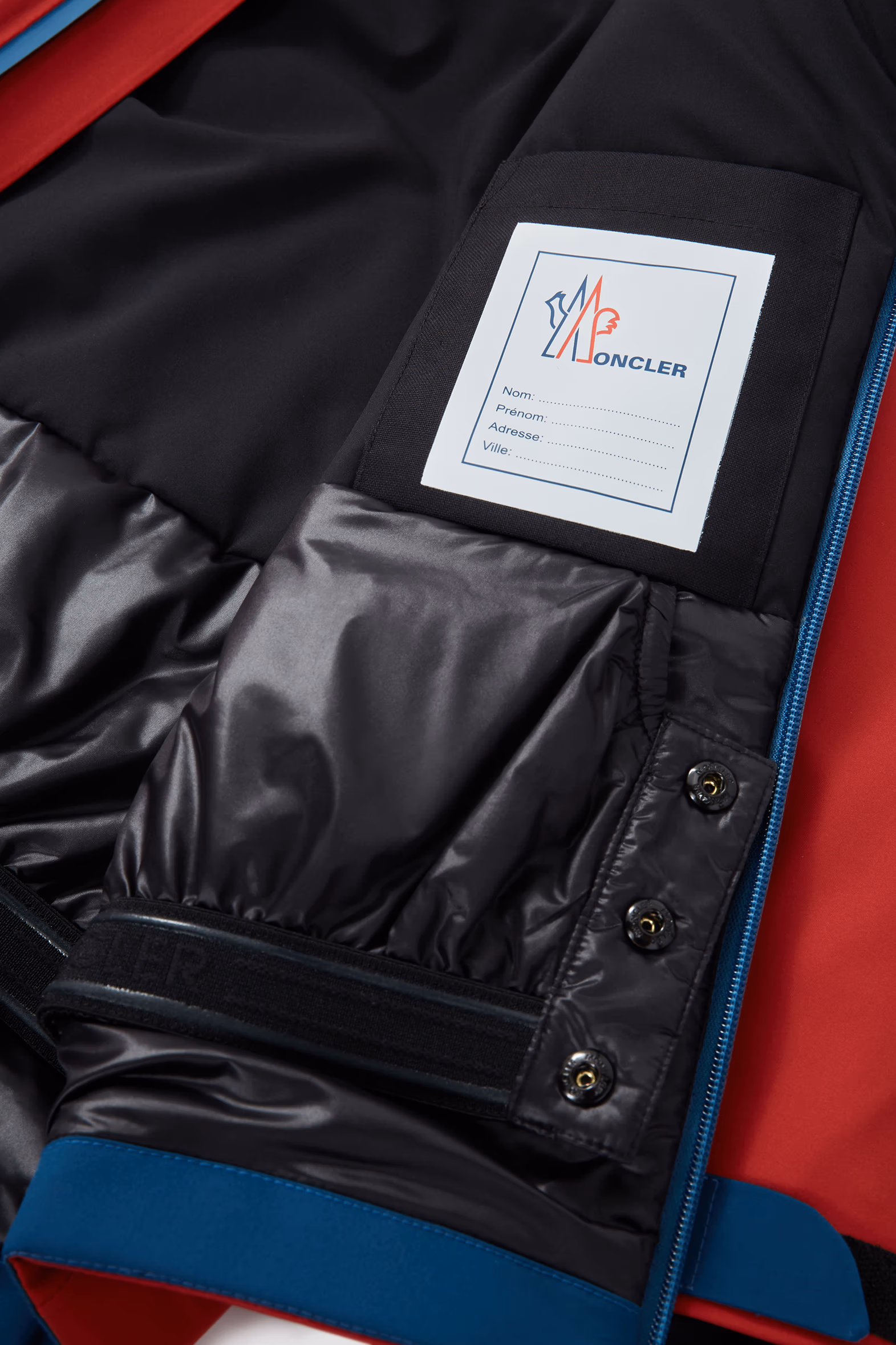 Chaqueta de esquí con capucha Moriond Niño Rojo Oscuro Moncler 8